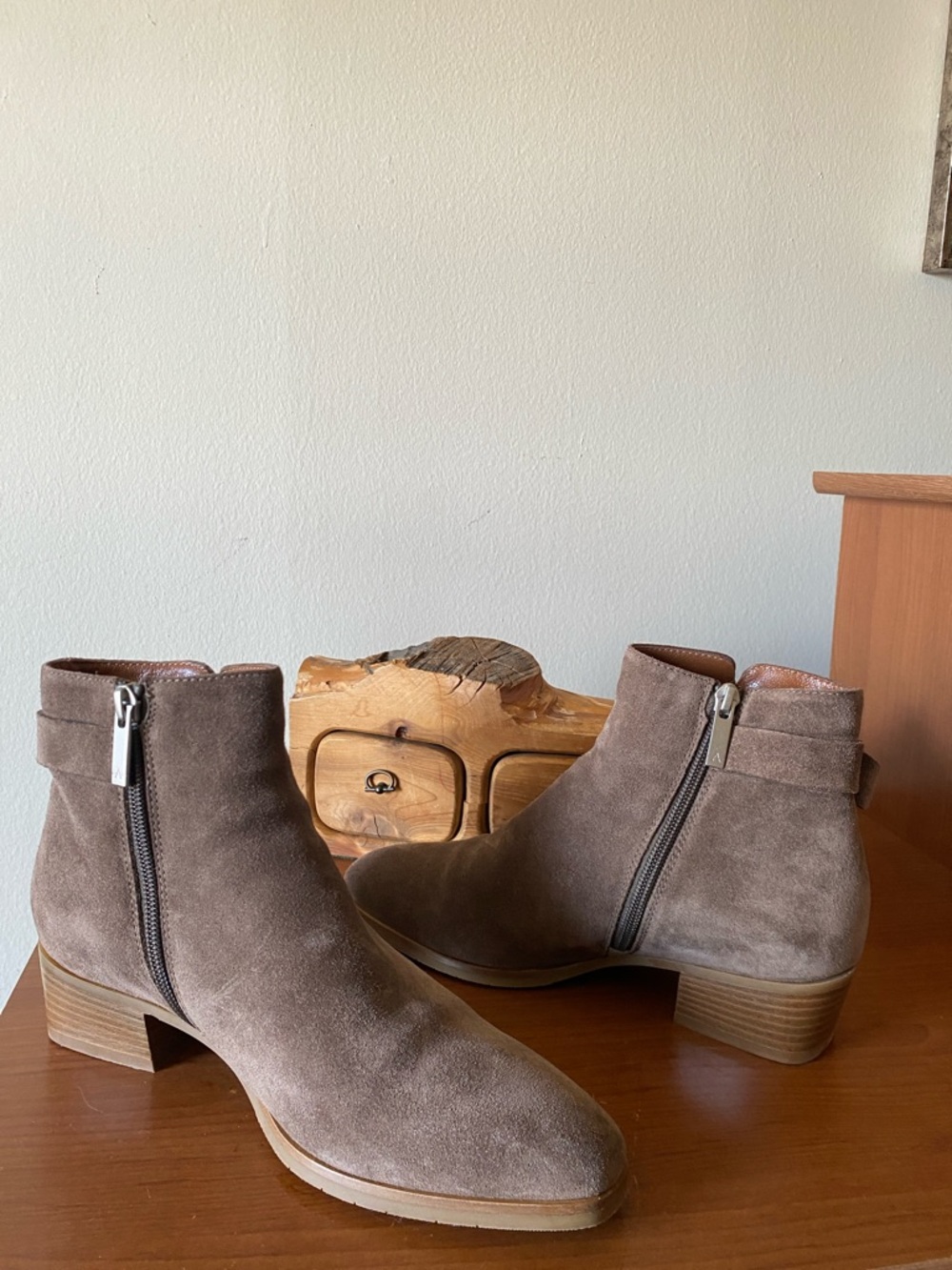 Aquatalia Faria Weatherproof Suede Boots
